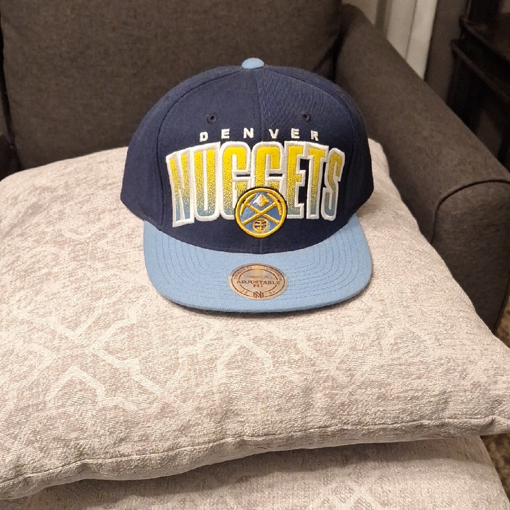 Mitchell & Ness Denver Nuggets Blue Snapback